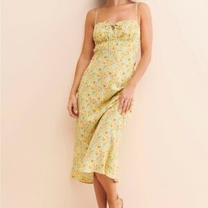 ASTR The Label Maritza Floral Midi Dress